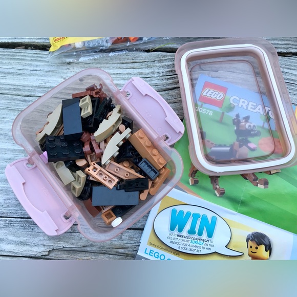 Lot 2 LEGO Creator 30578 K9 30574 Tabby Cat Building Blocks Animal Pets Dog Cats - Picture 5 of 7